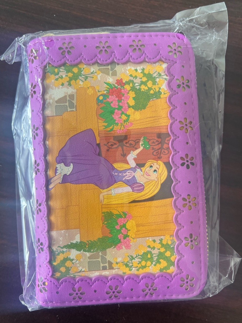 Loungefly Disney Tangled Rapunzel Princess Stories Series Pascal Wallet NEW